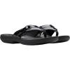 imageClarks Womens Breeze Reyna Cloudsteppers FlipFlopBlack Patent Synthetic