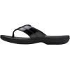 imageClarks Womens Breeze Reyna Cloudsteppers FlipFlopBlack Patent Synthetic