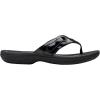imageClarks Womens Breeze Reyna Cloudsteppers FlipFlopBlack Patent Synthetic