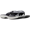 imageClarks Womens Breeze Reyna Cloudsteppers FlipFlopBlack Synthetic