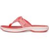 imageClarks Womens Breeze Reyna Cloudsteppers FlipFlopBright Coral Synthetic
