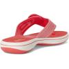 imageClarks Womens Breeze Reyna Cloudsteppers FlipFlopBright Coral Synthetic