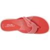 imageClarks Womens Breeze Reyna Cloudsteppers FlipFlopBright Coral Synthetic