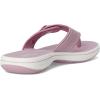 imageClarks Womens Breeze Reyna Cloudsteppers FlipFlopPurple Synthetic