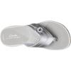 imageClarks Womens Breeze Reyna Cloudsteppers FlipFlopSilver Synthetic