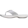 imageClarks Womens Breeze Reyna Cloudsteppers FlipFlopSilver Synthetic