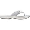 imageClarks Womens Breeze Reyna Cloudsteppers FlipFlopSilver Synthetic