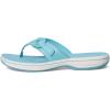 imageClarks Womens Breeze Reyna Cloudsteppers FlipFlopSky Blue Synthetic