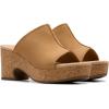 imageClarks Womens Nerisa Vine Cork Wedge SandalLight Tan Nubuck
