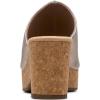 imageClarks Womens Nerisa Vine Cork Wedge SandalTaupe Metallic Synthetic