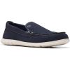 imageClarks Mens Flexway Step MoccasinNavy Suede