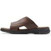 imageClarks Mens Walkford Band Slide SandalBeeswax Leather