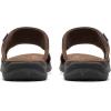 imageClarks Mens Walkford Band Slide SandalBeeswax Leather