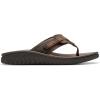 imageClarks Mens Wesley Sun Flip FlopBeeswax Leather