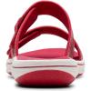 imageClarks Womens Breeze Maye Slide SandalCherry Synthetic