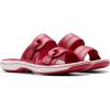 imageClarks Womens Breeze Maye Slide SandalCherry Synthetic