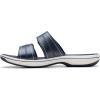 imageClarks Womens Breeze Maye Slide SandalNavy Synthetic