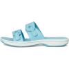 imageClarks Womens Breeze Maye Slide SandalSky Blue Synthetic