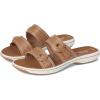 imageClarks Womens Breeze Maye Slide SandalWarm Beige Synthetic