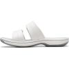 imageClarks Womens Breeze Maye Slide SandalWhite Synthetic