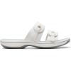 imageClarks Womens Breeze Maye Slide SandalWhite Synthetic