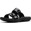 imageClarks Womens Breeze Maye Slide SandalBlack Patent Synthetic