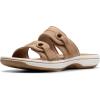 imageClarks Womens Breeze Maye Slide SandalWarm Beige Synthetic