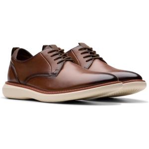 imageClarks Mens Brantin Plain OxfordDark Tan Leather