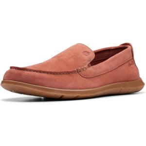 imageClarks Mens Flexway Step MoccasinRed Suede