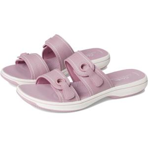 imageClarks Womens Breeze Maye Slide SandalPurple Synthetic