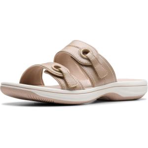 imageClarks Womens Breeze Maye Slide SandalSand Synthetic