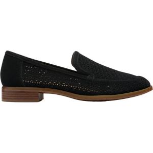 imageClarks Womens Trish Cove LoaferBlack Black Suede Look