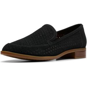 imageClarks Womens Trish Cove LoaferBlack Suede