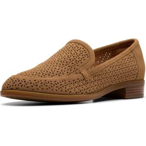 imageClarks Womens Trish Cove LoaferDark Sand Suede