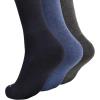 imageClarks Mens Casual Half Cushion Crew Sock with Air Channel 3 Pair NavyDenimCharcoal Mens 712 Shoe