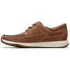 imageClarks Mens Sailview Lace Boat ShoeLight Tan Nubuck