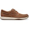 imageClarks Mens Sailview Lace Boat ShoeLight Tan Nubuck