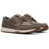 imageClarks Mens Sailview Lace Boat ShoeTaupe Nubuck