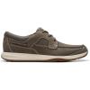 imageClarks Mens Sailview Lace Boat ShoeTaupe Nubuck