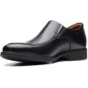 imageClarks Mens Whiddon Step Leather Leather LoafersBlack Leather