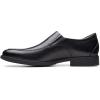 imageClarks Mens Whiddon Step Leather Leather LoafersBlack Leather