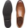imageClarks Mens Whiddon Step Leather Leather LoafersDark Tan Leather