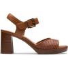 imageClarks Womens AmbyrLyn Faye Heeled SandalTan Interest