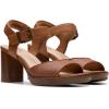 imageClarks Womens AmbyrLyn Faye Heeled SandalTan Interest
