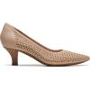 imageClarks Womens Kepley Sky Pump ShoeBeige Leather