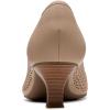 imageClarks Womens Kepley Sky Pump ShoeBeige Leather