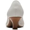 imageClarks Womens Kepley Sky Pump ShoeOff White Leather