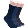 imageClarks Mens Casual Half Cushion Crew Sock with Air Channel 3 Pair NavyDenimCharcoal Mens 712 Shoe