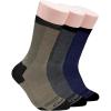 imageClarks Mens Casual Half Cushion Crew Sock with Air Channel 3 Pair StoneDenimCharcoal Mens 712 Shoe