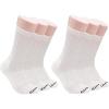 imageClarks Mens Sport Half Cushion Crew Socks 6 Pair White Mens 712 Shoe